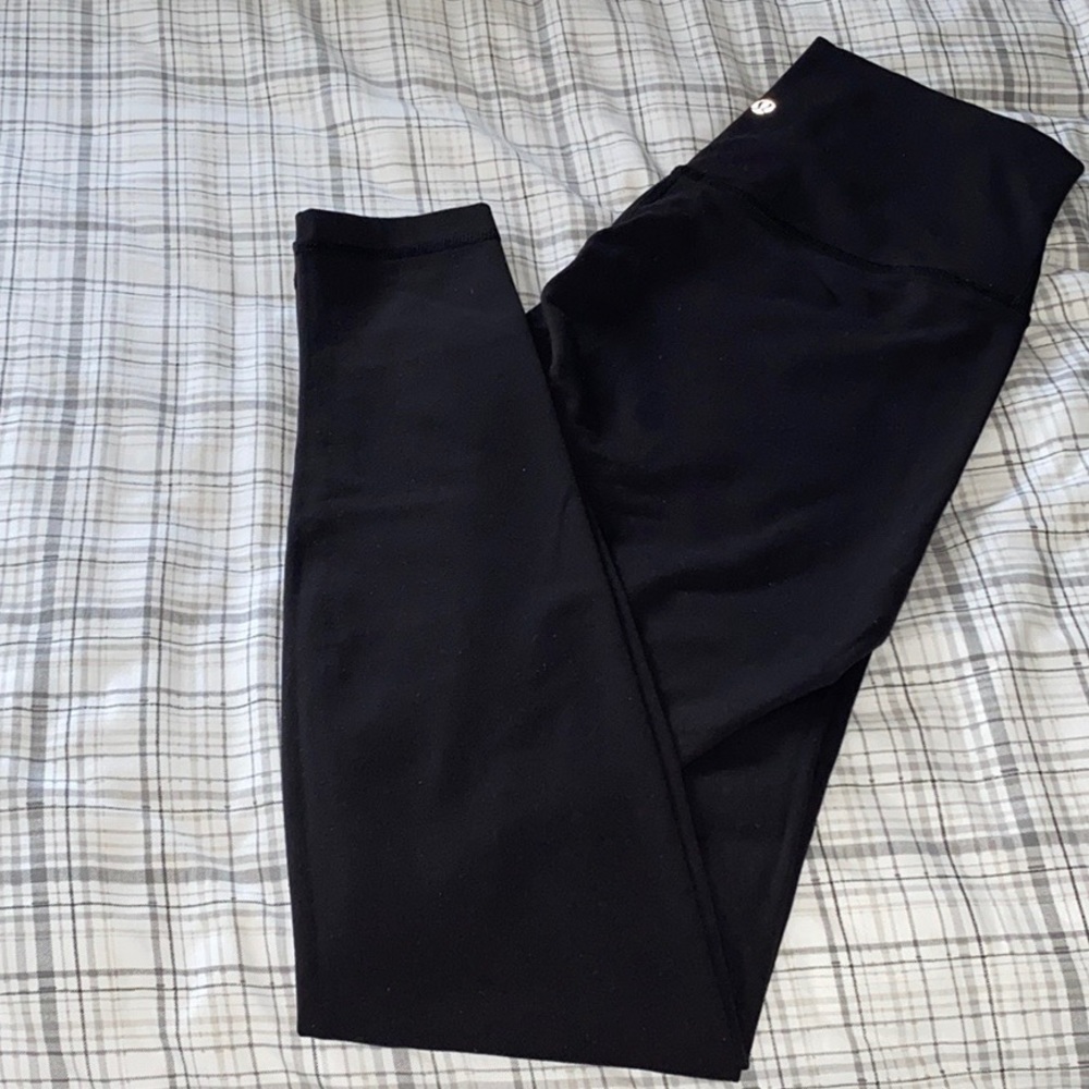 High waist lululemon reversible wunderunder pants